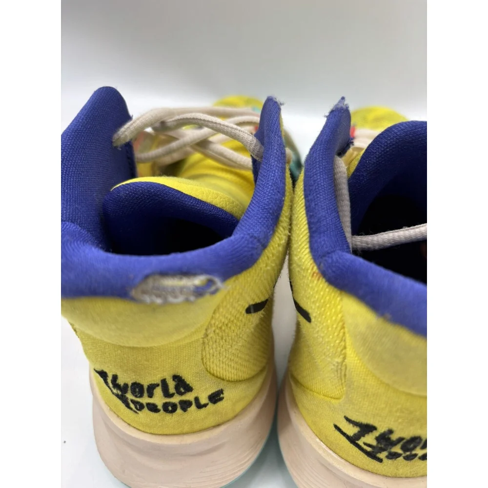 Nike Kyrie 7 GS World 1 People Size 6.5Y Yellow Colorful 2021 CT4080-700